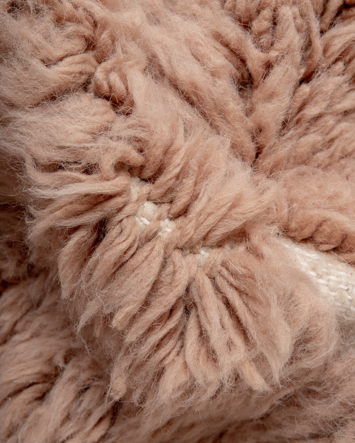 Modern, designer, handcrafted Berber rug from Morocco. Beniourain carpet with beautiful colours and patterns and fluffy wool texture.